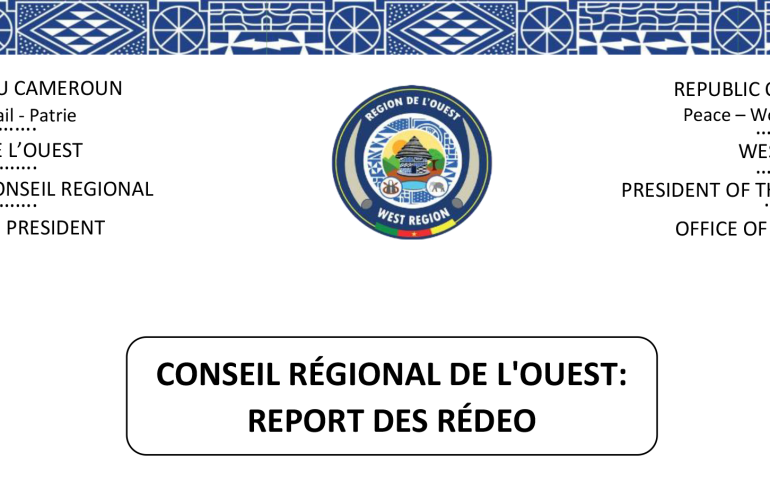 note de report des redeo